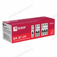 Автоматический выключатель 3P 6А (C) 4,5кА ВА 47-29 EKF Basic
