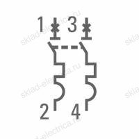 Автоматический выключатель 2P 8А (C) 4,5kA ВА 47-63 EKF PROxima