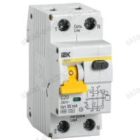 Автоматический однополюсный выключатель дифференциального тока IEK АВДТ32 С20 A30