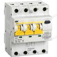 KARAT Автоматический выключатель дифференциального тока АВДТ 34 C25 100мА тип A IEK