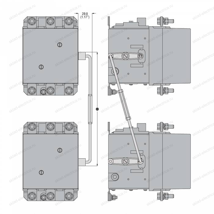 Блокировка OptiStart K-FX-3565 механическая вертикальная для F-250…F-1000