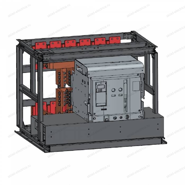 Блок замены автоматического выключателя-Э40В-OptiMat A-4000-S4-3P-100-D-MR8.1-BH-C2200-M2-P01-S1-03 (АВС-СВА)