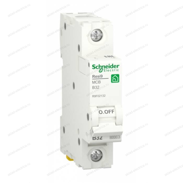Автоматический выключатель Schneider Electric Resi9 1P 32А (B) 6кА, R9F02132