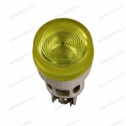 Лампа ENR-22 сигнальная d22мм желтый неон/240В цилиндр ИЭК