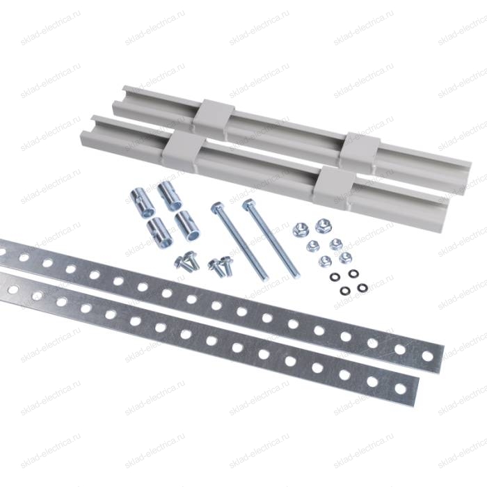 Комплект крепления металлокорпуса к столбу монтажной полосой IEK