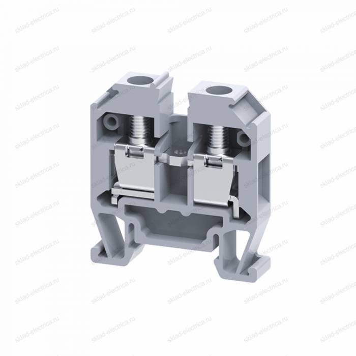 Мини-клемма проходная винтовая OptiClip CMT-4-I-BU-32A-(0,2-4)-синий