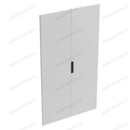 Дверь сплошная двустворчатая для шкафов OptiBox M, ВхШ 1800х1000 мм