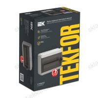 TEKFOR Корпус пластиковый КМПн-24 IP65 черная прозрачная дверь IEK