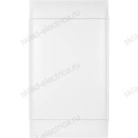 Пластиковый щиток Legrand Practibox S, для встраиваемого монтажа, цвет двери "Белый", 4X18