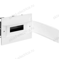 Пластиковый щиток Legrand Practibox S для встраиваемого монтажа, цвет двери "Белый", 1X12