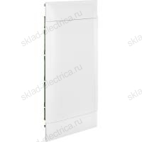 Пластиковый щиток Legrand Practibox S, для встраиваемого монтажа (в полые стены), цвет двери "Белый", 4X12