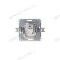 Розетка компьютерная RJ-45 кат.5е ATN000383 Schneider Electric Atlas Design алюминий