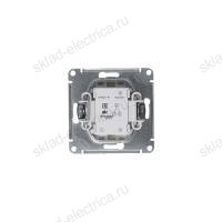 Выключатель одноклавишный проходной ATN000361 Schneider Electric Atlas Design алюминий