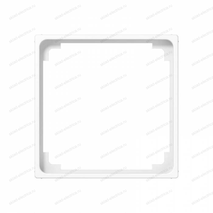 JUNG A 500 Белая Рамка промежуточная для монтажа изделий с крышкой 50х50