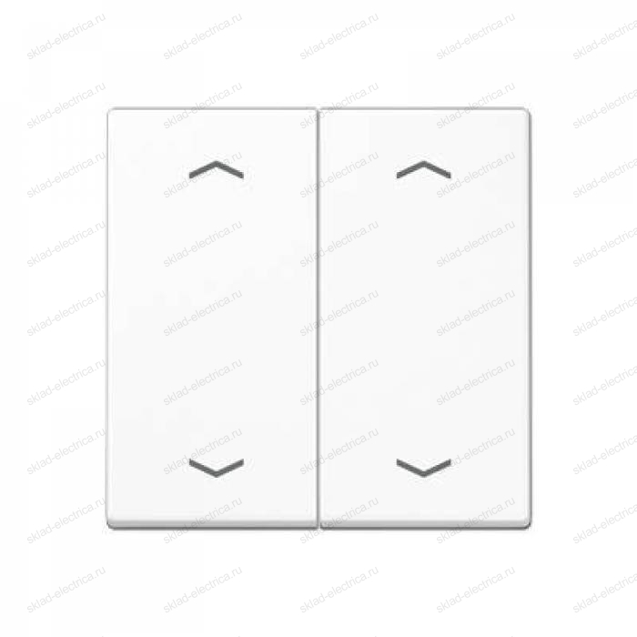 JUNG Клавиша для KNX кнопки, 2 группы, символы стрелки термопласт белый