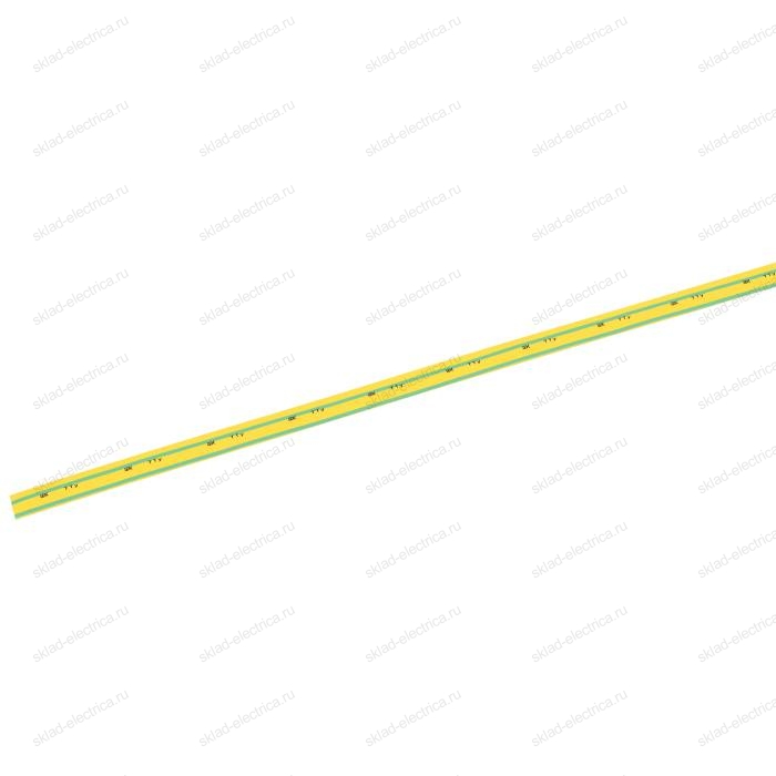 Трубка термоусадочная ТТУ нг-LS 4/2 желто-зеленая (1м) IEK