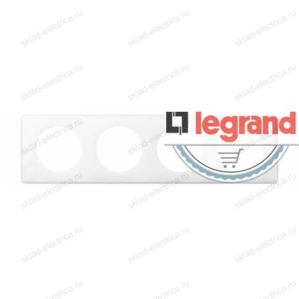 Рамка четырехместная Legrand Celiane, белый глянец 66634