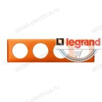 Рамка четырехместная Legrand Celiane оранж пунктум 68764