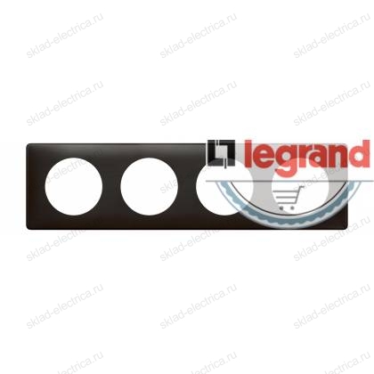 Рамка четырехместная Legrand Celiane карбон 68984