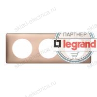 Рамка трехместная Legrand Celiane медь 68993