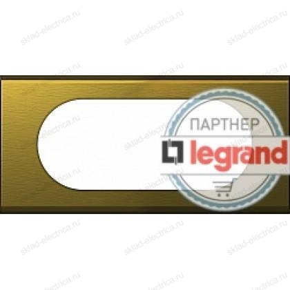 Рамка 4/5 модулей Legrand Celiane золото металл 69135