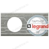 Рамка двухместная Legrand Celiane металл техно 69042