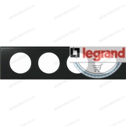 Рамка четырехместная Legrand Celiane смальта графит 69304
