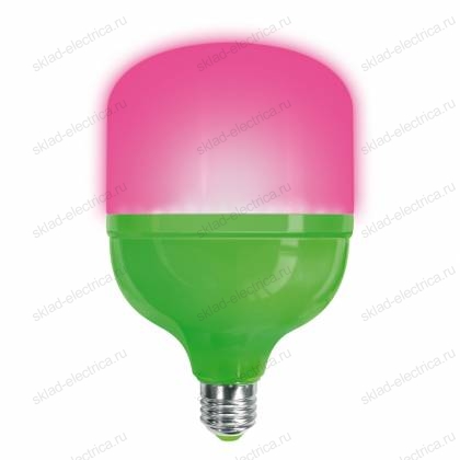 LED-M80-20W/SPSB/E27/FR PLS55GR Лампа светодиодная для растений, IP54. Форма "M", матовая. Спектр для рассады и цветения. Картон. TM ФитоЛето