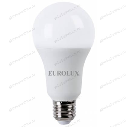 Лампа светодиодная LL-E-A60-20W-230-2,7K-E27 (груша, 20Вт, тепл., Е27) Eurolux