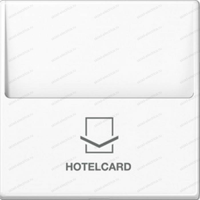 Ключ карточный замок Jung AS 500 531U+A590CARDWW цвет белый