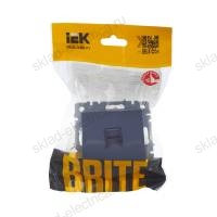 BRITE Розетка компьютерная RJ45 кат.5E РК10-БрМ маренго IEK