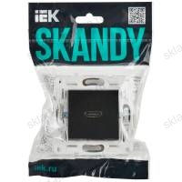 SKANDY Розетка HDMI SK-H01Bl черный IEK
