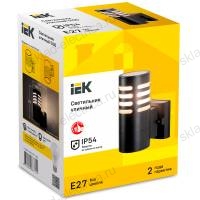 LIGHTING Светильник уличный 5100 настенный под лампу E27 IP54 черный IEK