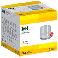 LIGHTING Светильник 4016 накладной потолочный под лампу GX53 хром IEK