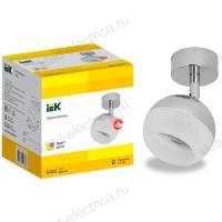 LIGHTING Светильник 4011 накладной настено-потолочный под лампу GX53 хром IEK