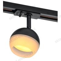 LIGHTING Светильник 4118 декоративный трековый поворотный под лампу GX53 черный IEK