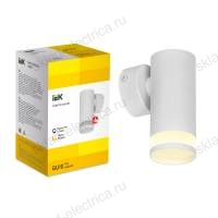 LIGHTING Светильник 4008 накладной настенный под лампу GU10 белый IEK