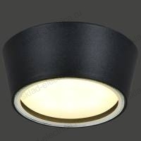 LIGHTING Светильник уличный 5104 потолочный под лампу GX53 IP65 черный IEK