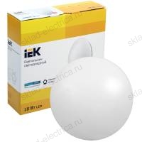 Светильник LED ДПБ 1002 18Вт IP20 4000K круг белый IEK