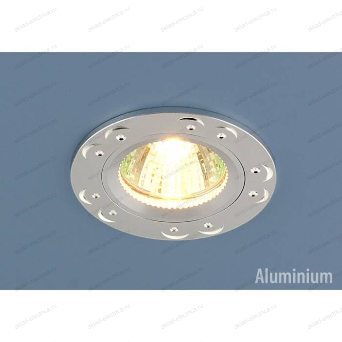 Точечный светильник из алюминия 5805 MR16 SS сатин серебро