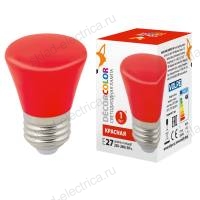 LED-D45-1W/RED/E27/FR/С BELL