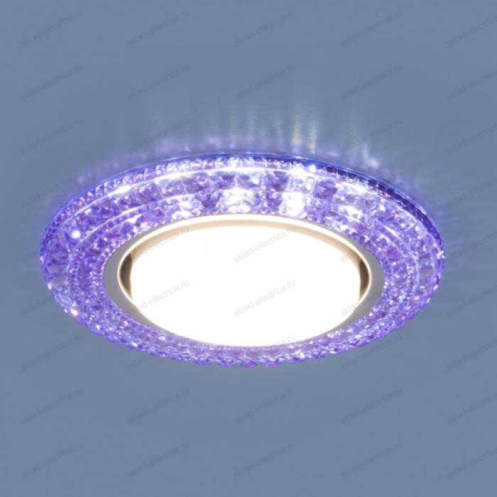 Точечный светильник со светодиодами 3030 GX53 VL фиолетовый