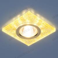 Точечный светильник светодиодный 8361 MR16WH/GD белый/золото