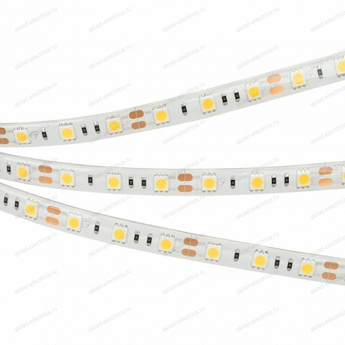 Светодиодная лента RTW 2-5000SE 12V Cool 2x (5060, 300 LED, LUX) (Arlight, 14.4 Вт/м, IP65)