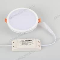 Светодиодная панель LTD-135SOL-20W Warm White (Arlight, IP44 Пластик, 3 года)