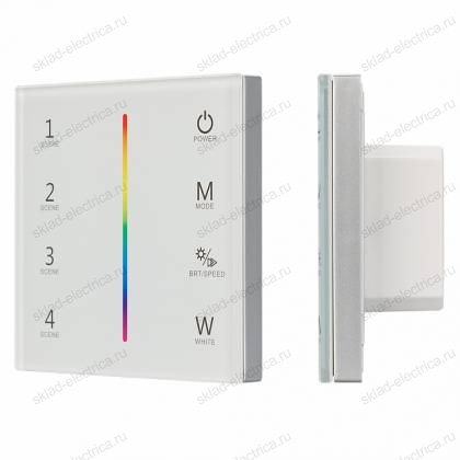 Панель Sens SMART-P22-RGBW White (12-24V, 4x3A, 2.4G) (Arlight, IP20 Пластик, 5 лет)