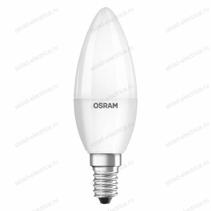 Лампа антибактериальная / Antibacterial светодиодная OSRAM 5,5Вт 470Лм 2700К E14 Свеча