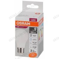 Лампа светодиодная OSRAM LED-Value 7 Вт E27 6500К 560Лм 220 В Грушевидная
