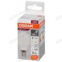 Лампа светодиодная OSRAM LED-Value 7 Вт E14 3000К 560Лм 220 В Шарообразная
