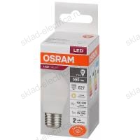 Лампа светодиодная OSRAM LED-Value 7 Вт E27 3000К 560Лм 220 В Шарообразная